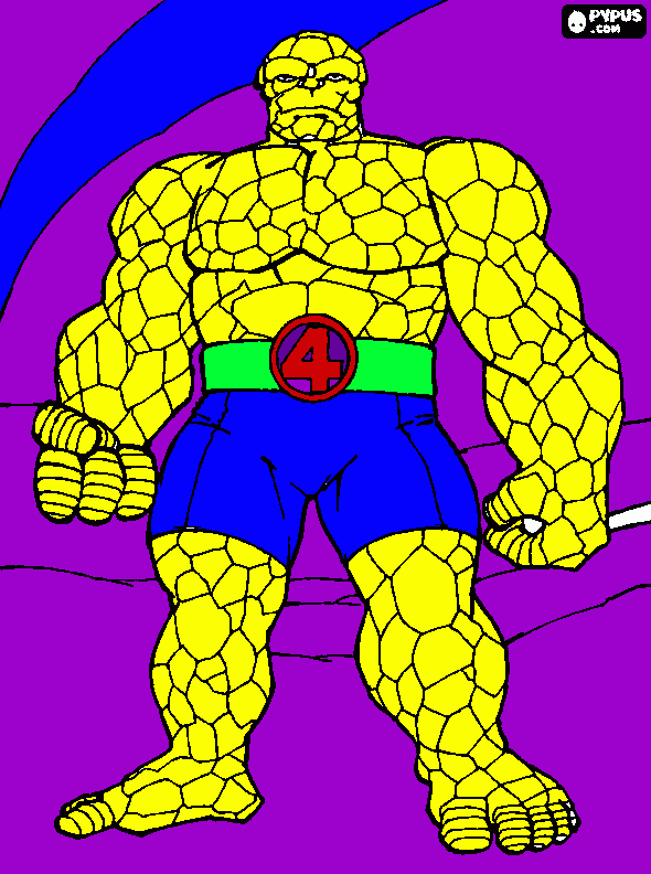 homen de  pedra para colorir e imprimir