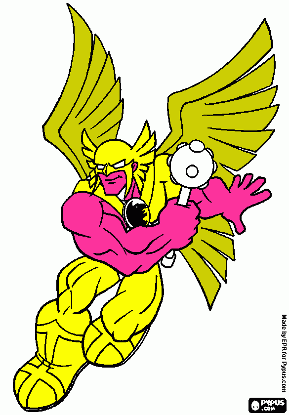 homen passaro para colorir e imprimir