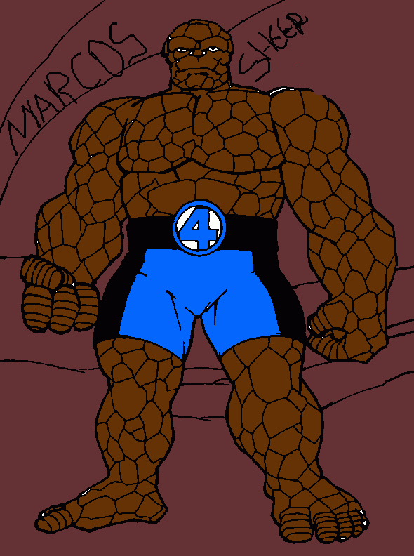 HOMEN PEDRA para colorir e imprimir