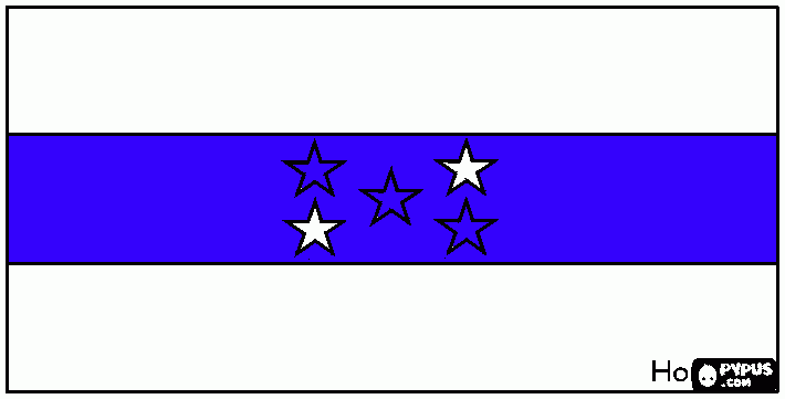 honduras para colorir e imprimir