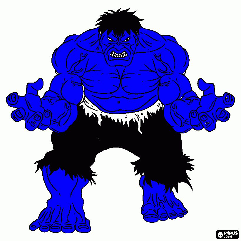 Hulk Gremio para colorir e imprimir