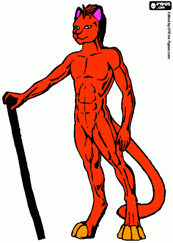 humanoide para colorir e imprimir