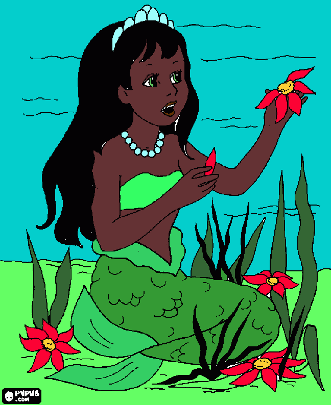 iara para colorir e imprimir