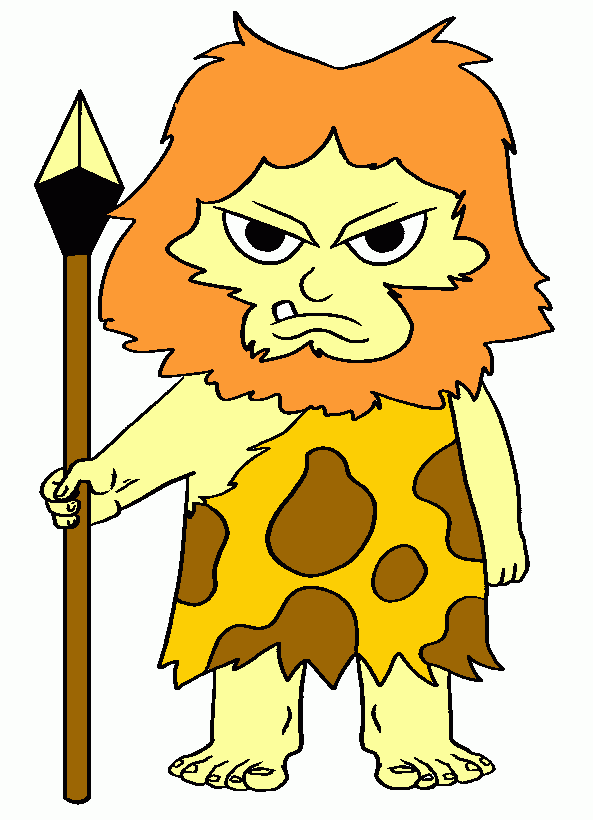 Idade Da Pedra para colorir e imprimir