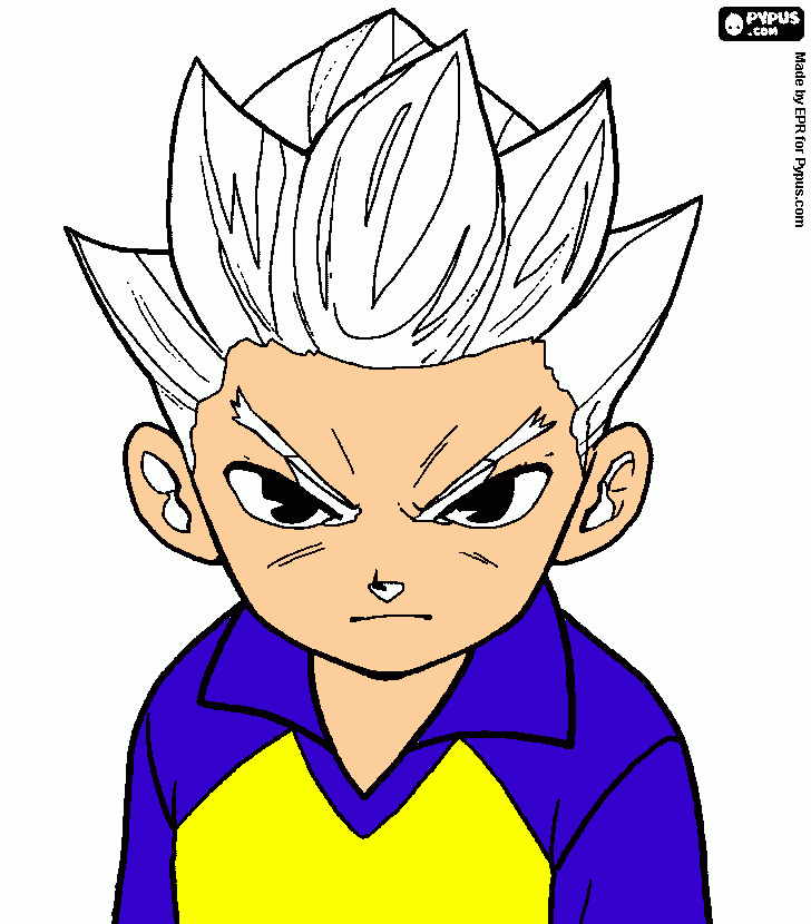 Inazuma Eleven para colorir e imprimir