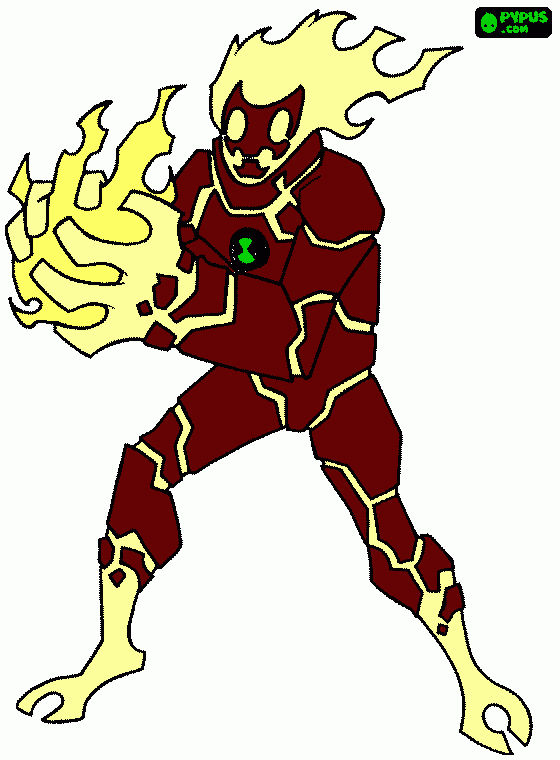 Inferno para colorir e imprimir