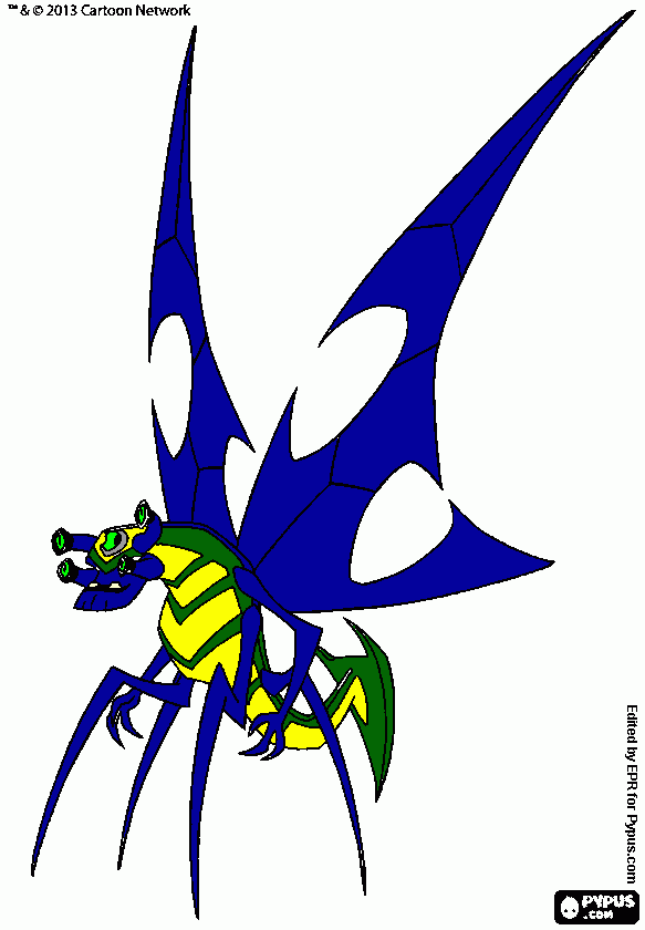 insectoide Brasil para colorir e imprimir