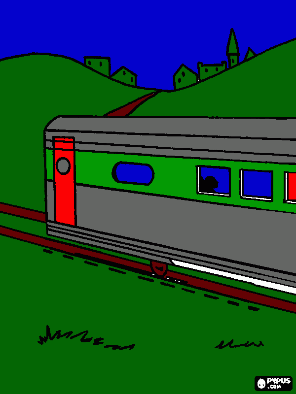 intercidades para colorir e imprimir