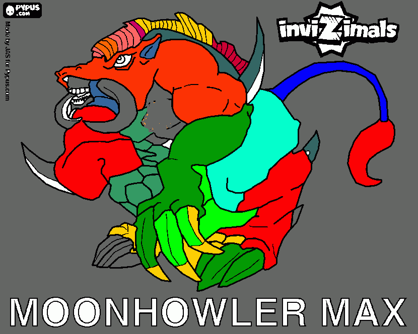 Invisilman para colorir e imprimir