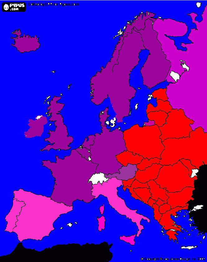 Irmandade das Armas Europa para colorir e imprimir