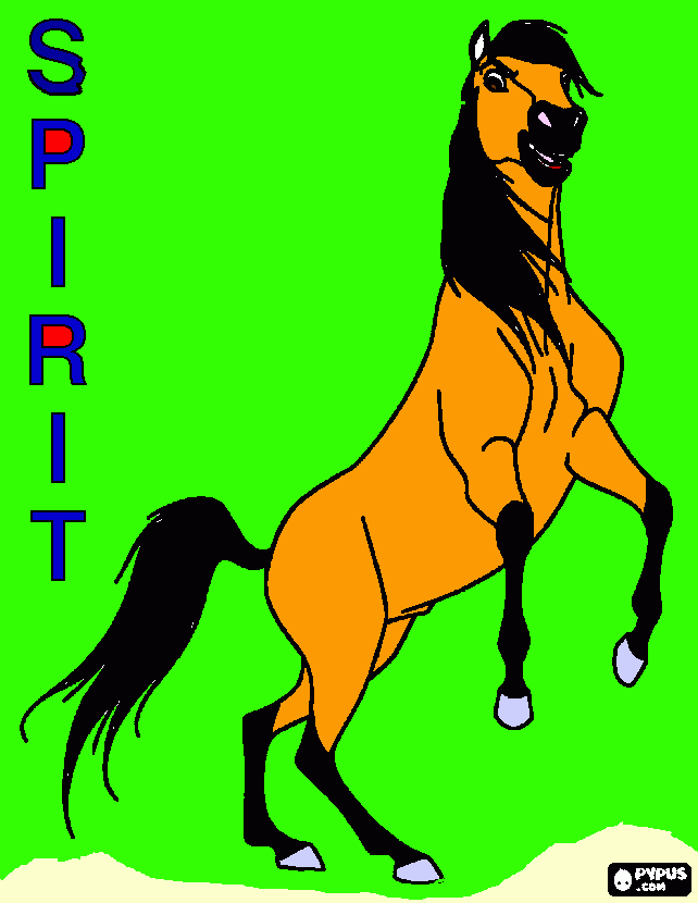 ispirit para colorir e imprimir