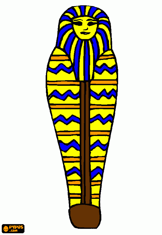 isto e um sarcofago para colorir e imprimir