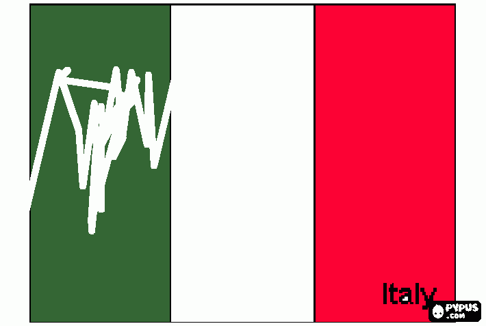 italia para colorir e imprimir