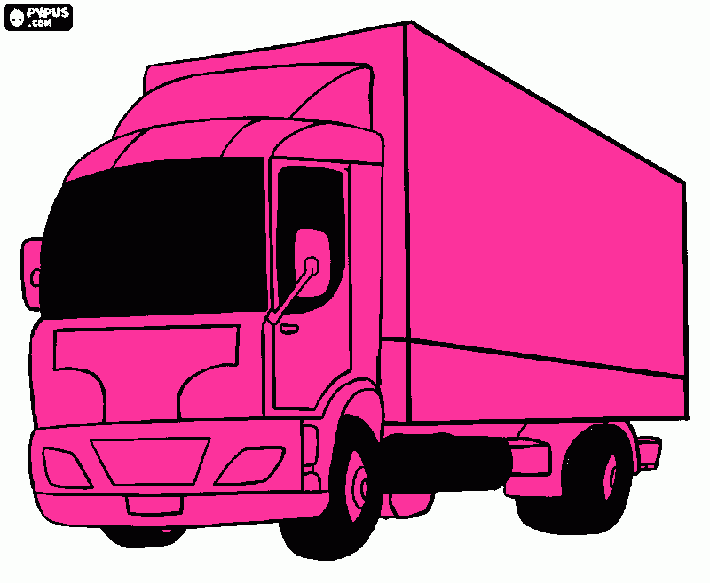 iveco para colorir e imprimir