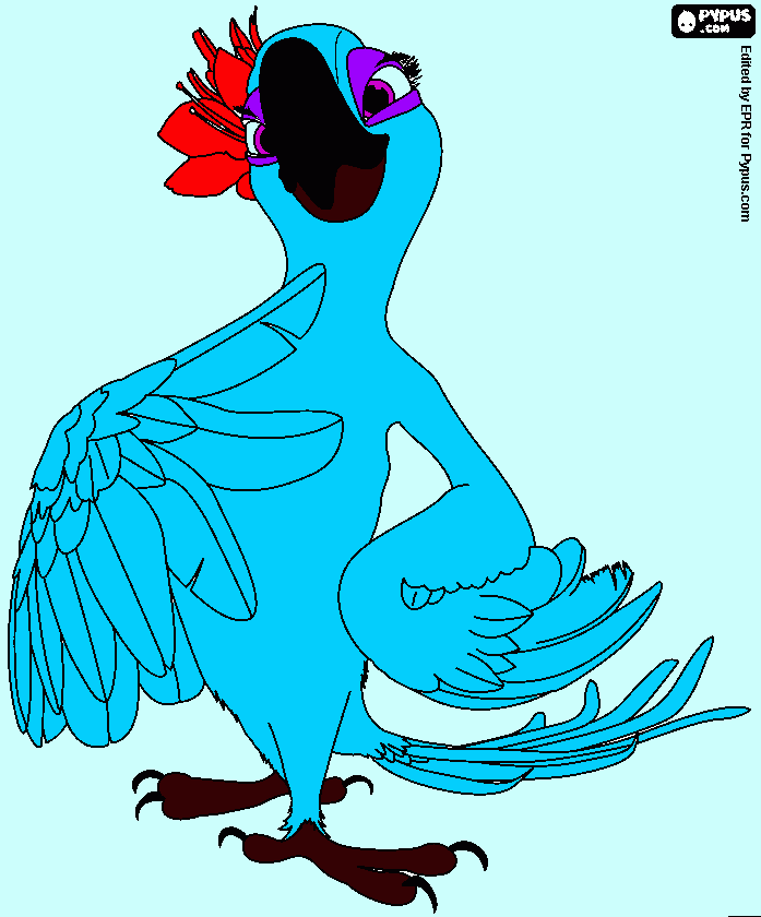 jade  do  rio  2 para colorir e imprimir