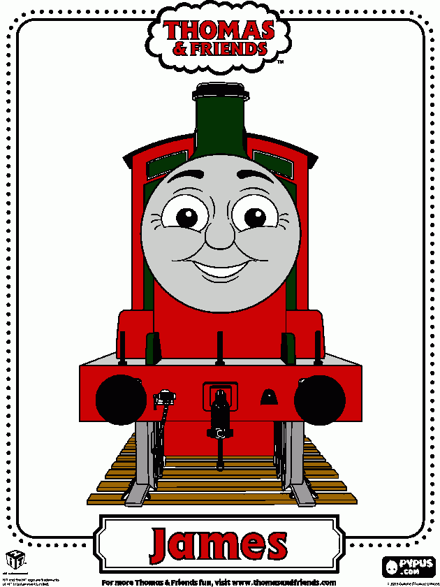 James 2 para colorir e imprimir