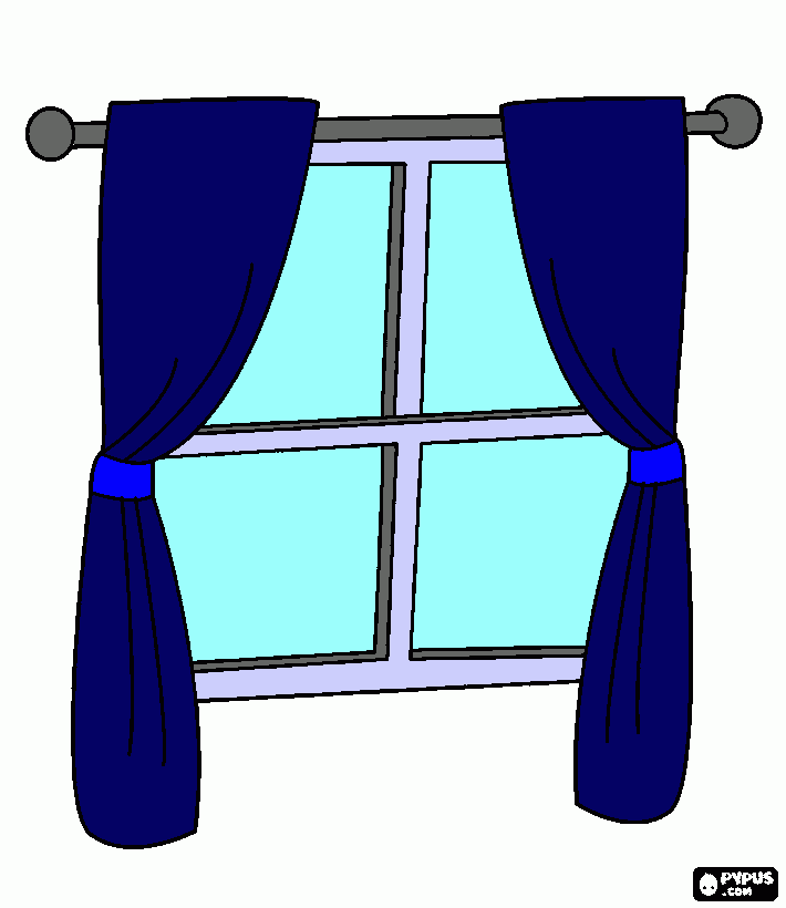 janela Andre para colorir e imprimir