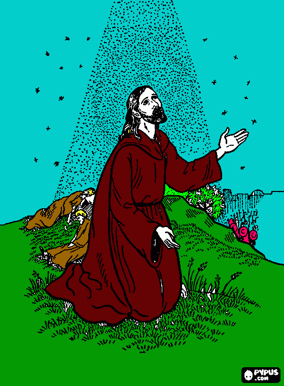 jesus cristo para colorir e imprimir