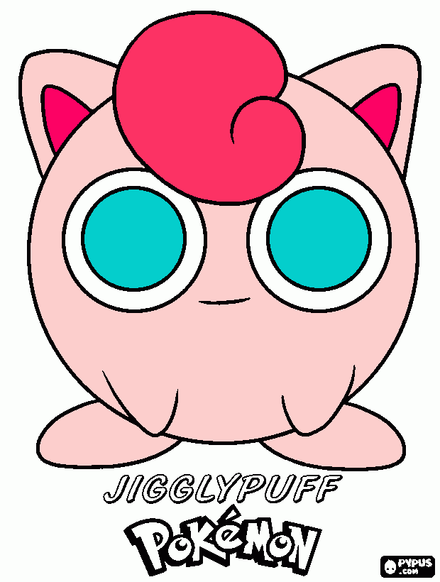 jigglypuff para colorir e imprimir