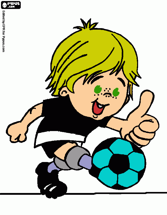 Jogador Gabriel para colorir e imprimir