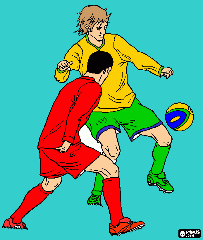 jogo da espanha e brasil para colorir e imprimir