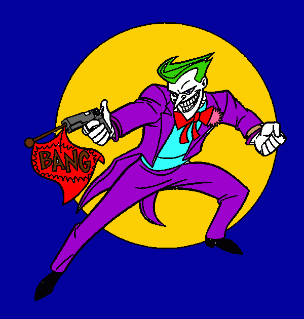 joker para colorir e imprimir