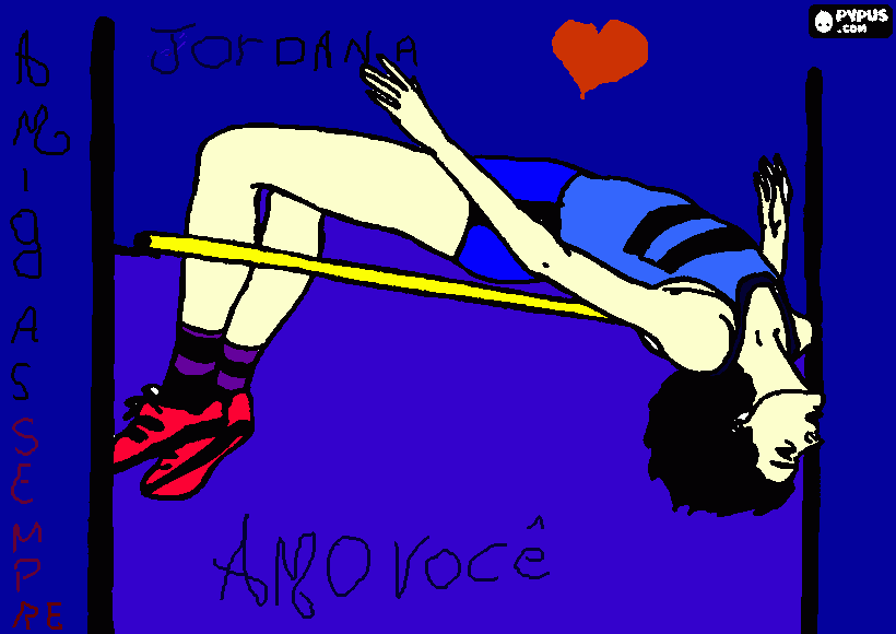 Jordana para colorir e imprimir