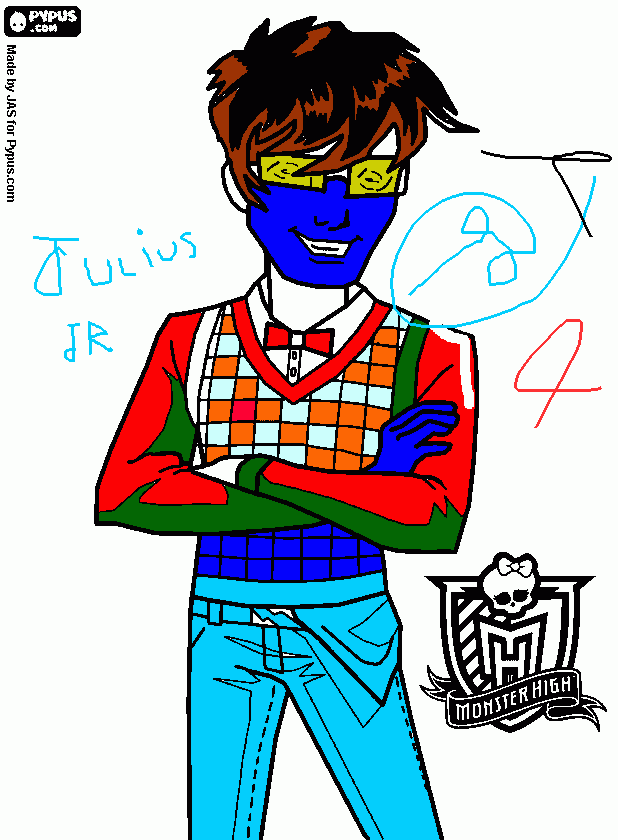 Julius Jr para colorir e imprimir