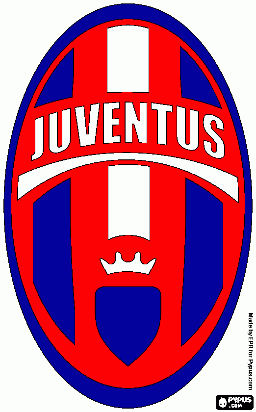 juventus novo para colorir e imprimir