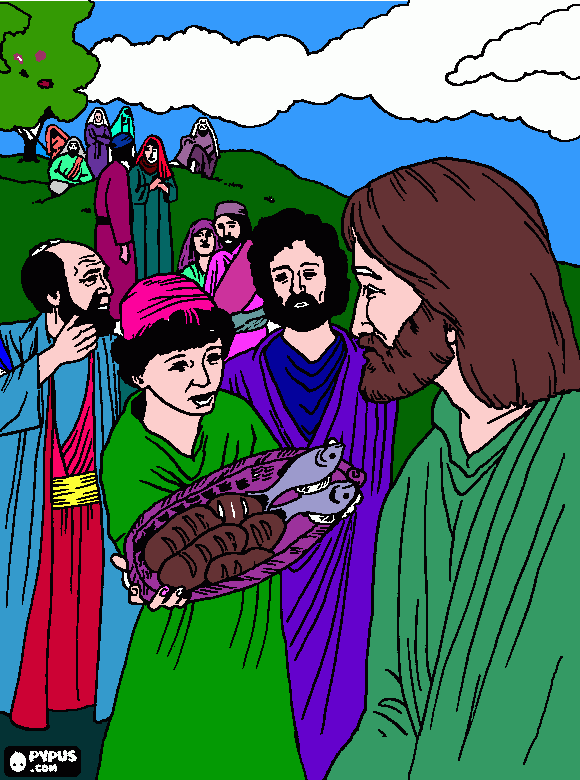 já acabei de colorir o desenho da catequese para colorir e imprimir