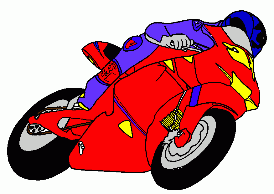 kawasaki para colorir e imprimir