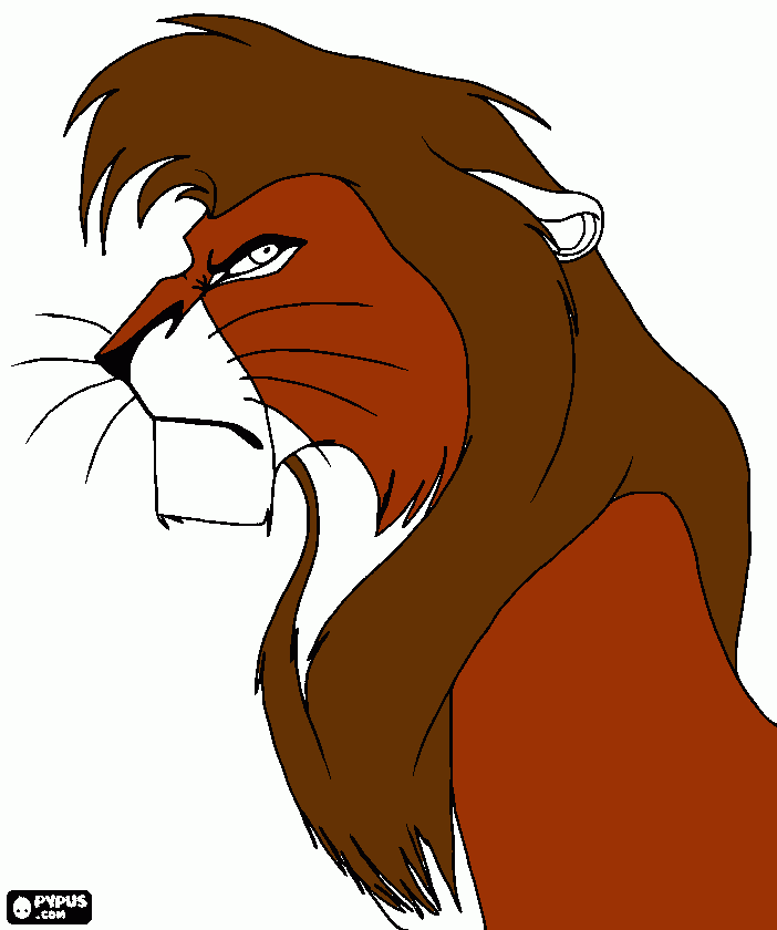 kovu para colorir e imprimir