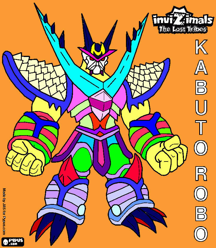 kubato robo para colorir e imprimir