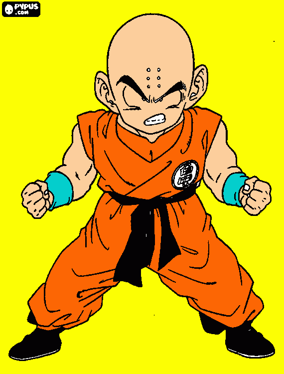 kuririn para colorir e imprimir