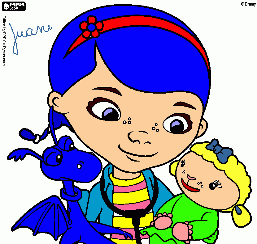 la doctora juguetes para colorir e imprimir