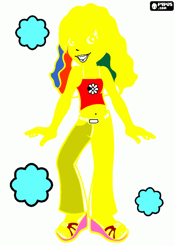 la loca para colorir e imprimir