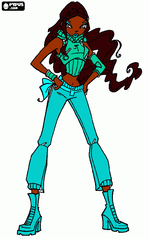 laila para colorir e imprimir