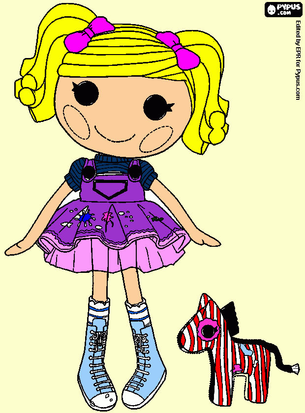 Lala Spot para colorir e imprimir