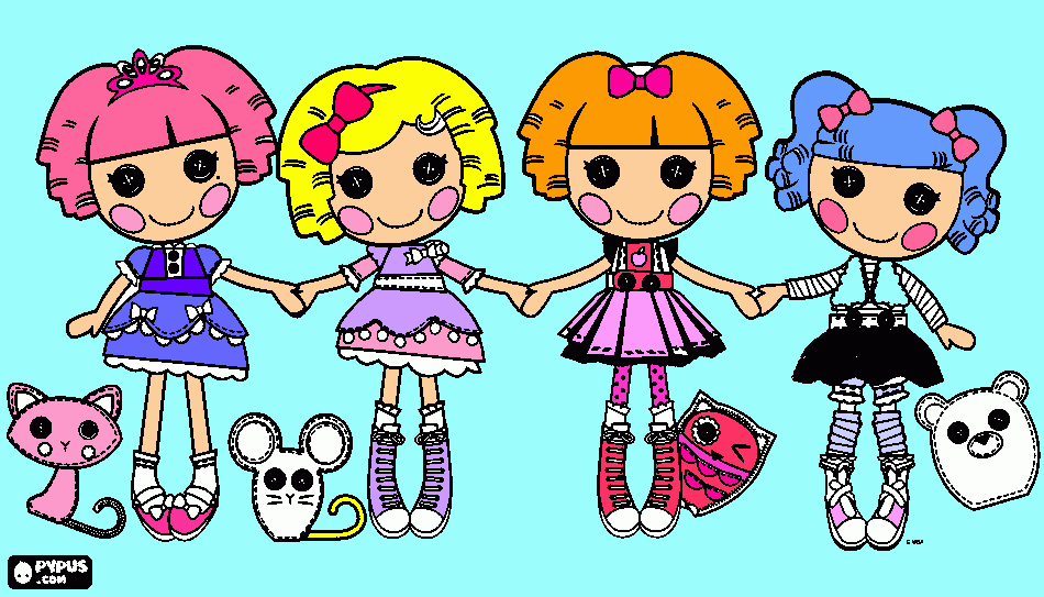 lalaloopisy para colorir e imprimir