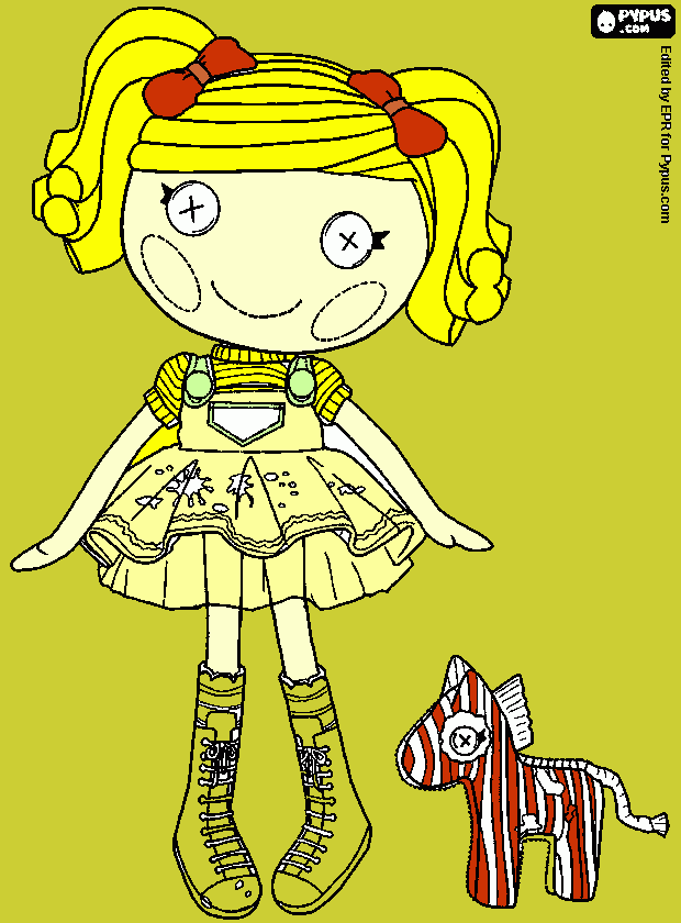 Lalalopsy para colorir e imprimir