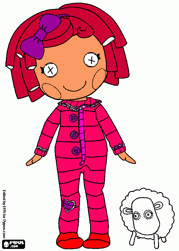 lalinha para colorir e imprimir