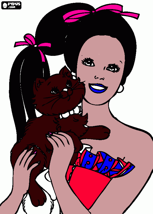 lara para colorir e imprimir