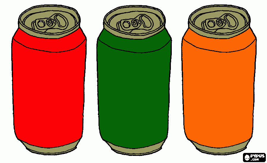 Latinhas para colorir e imprimir