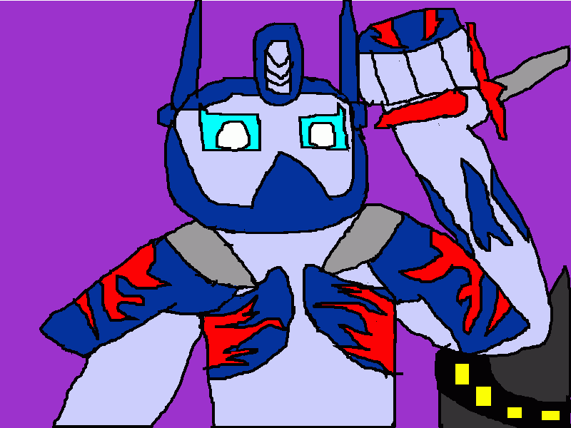 LEADER OF THE AUTOBOTS OPTIMUS PRIME para colorir e imprimir