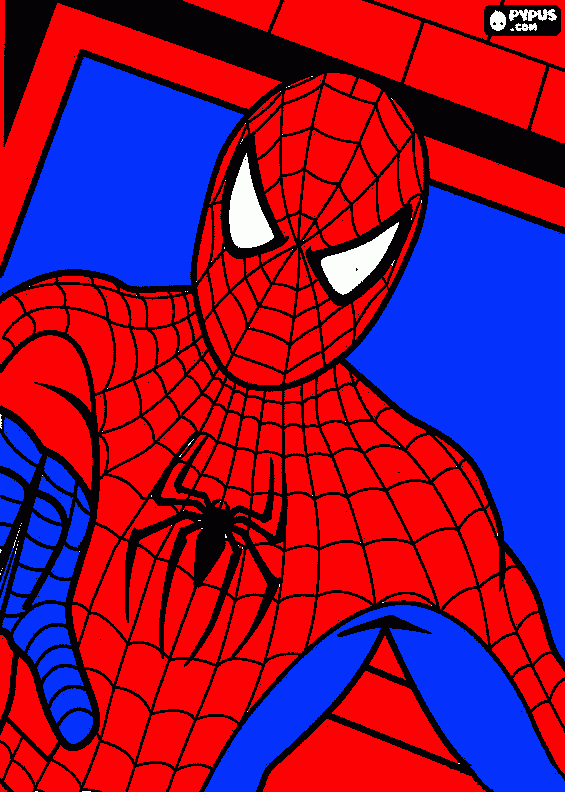 Lembrancinha Homem Aranha para colorir e imprimir