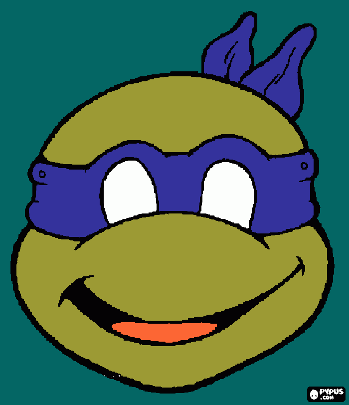 leonardo fasha azul para colorir e imprimir
