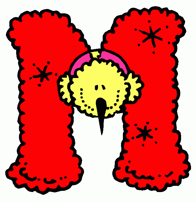 letra m para colorir e imprimir