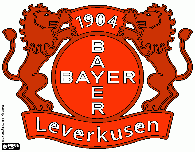 leverkusen para colorir e imprimir