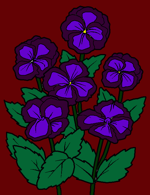 linda flor para colorir e imprimir