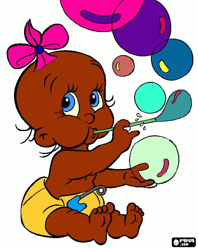 lindinha a neguinha para colorir e imprimir